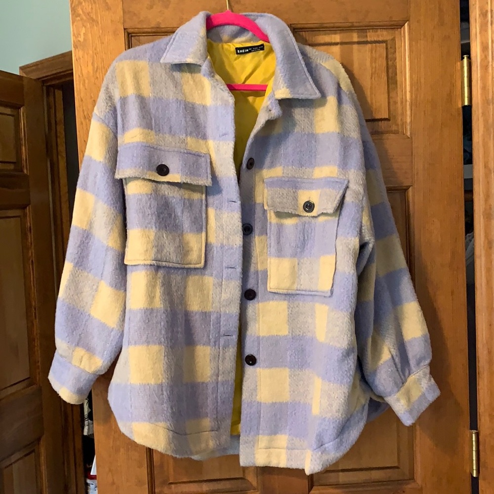 Plaid Flannel Coat